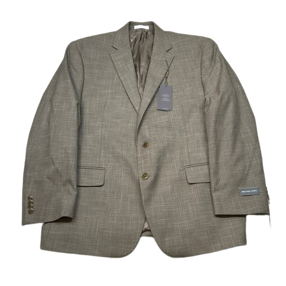 Michael Kors Kent Tan‎ Sport Coat Mens 44S 44 Classic-Fit $295 NEW